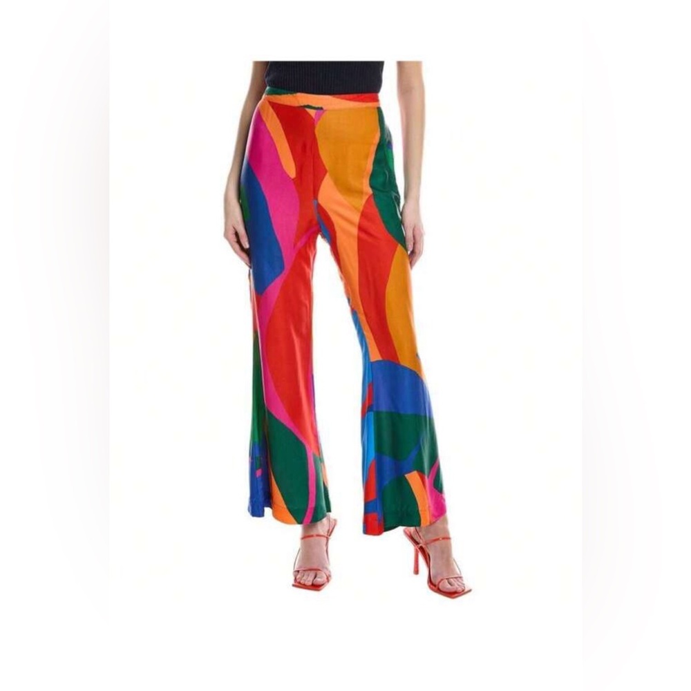 FARM Rio Colorful Leaves Pant Size Large